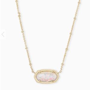 Kendra Scott Gold Necklace Kyocera Opal Illusion